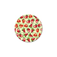 Strawberries Pattern Golf Ball Marker (10 Pack) by SuperPatterns