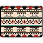 Tribal Pattern Fleece Blanket (Large)  80 x60  Blanket Front