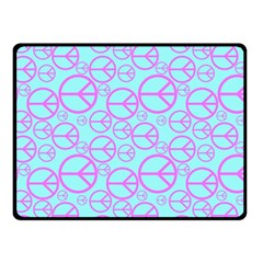 Peace Sign Backgrounds Double Sided Fleece Blanket (small)  by BangZart