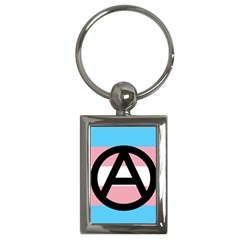 Anarchist Pride Key Chains (rectangle)  by TransPrints