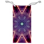 Abstract Glow Kaleidoscopic Light Jewelry Bag Front