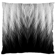 Feather Graphic Design Background Large Flano Cushion Case (one Side) by BangZart