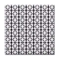 Pattern Background Texture Black Tile Coasters by BangZart