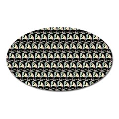 Colorful Pop Art Monkey Pattern Oval Magnet by paulaoliveiradesign