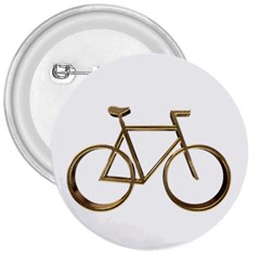 Elegant Gold Look Bicycle Cycling  3  Buttons by yoursparklingshop