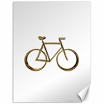 Elegant Gold Look Bicycle Cycling  Canvas 18  x 24   17.8 x23.08  Canvas - 1