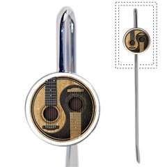 Old And Worn Acoustic Guitars Yin Yang Book Mark by JeffBartels