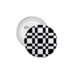 Checkerboard Black And White 1 75  Buttons by Colorfulart23