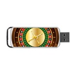 Casino Roulette Clipart Portable USB Flash (One Side) Front