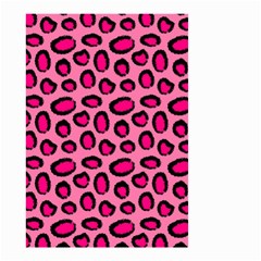 Cute Pink Animal Pattern Background Small Garden Flag (two Sides) by TastefulDesigns