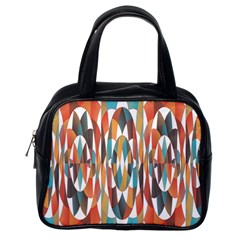 Colorful Geometric Abstract Classic Handbags (one Side) by linceazul