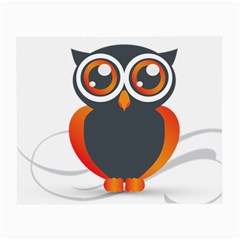 Owl Logo Small Glasses Cloth (2-side) by BangZart