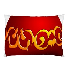 Easter Decorative Red Egg Pillow Case by BangZart