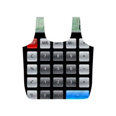 Calculator Full Print Recycle Bags (s)  by BangZart