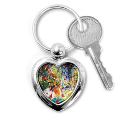 Multicolor Anime Colors Colorful Key Chains (heart)  by BangZart