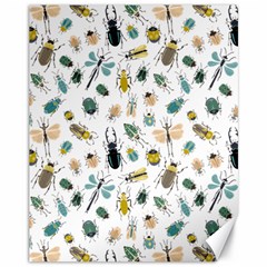 Insect Animal Pattern Canvas 11  X 14   by BangZart