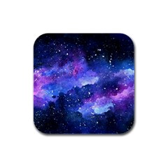 Galaxy Rubber Square Coaster (4 Pack)  by Kathrinlegg