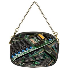 Computer Ram Tech Chain Purses (two Sides)  by BangZart