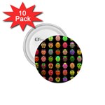 Beetles Insects Bugs 1.75  Buttons (10 pack) Front