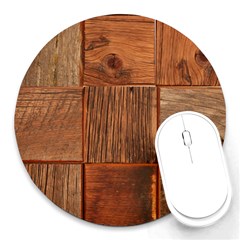 Barnwood Unfinished Round Mousepads by BangZart