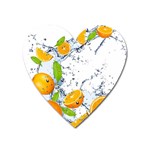 Fruits Water Vegetables Food Heart Magnet Front