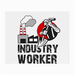 Industry Worker  Small Glasses Cloth by Valentinaart