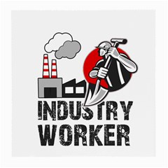 Industry Worker  Medium Glasses Cloth by Valentinaart