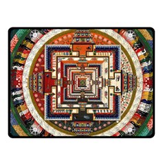 Colorful Mandala Fleece Blanket (small) by BangZart