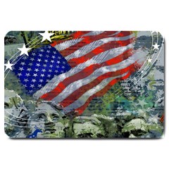 Usa United States Of America Images Independence Day Large Doormat  by BangZart