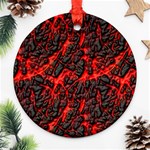 Volcanic Textures  Ornament (Round) Front