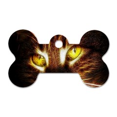 Cat Face Dog Tag Bone (two Sides) by BangZart