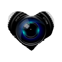 Camera Lens Prime Photography Standard 16  Premium Heart Shape Cushions by BangZart