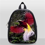 Cendrawasih Beautiful Bird Of Paradise School Bags (Small)  Front