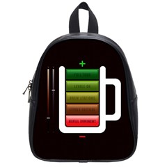 Black Energy Battery Life School Bags (small)  by BangZart