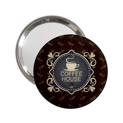 Coffee House 2 25  Handbag Mirrors by BangZart