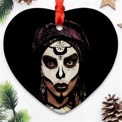 Voodoo  Witch  Heart Ornament (two Sides) by Valentinaart