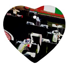 Formula 1 Ornament (heart) by Valentinaart