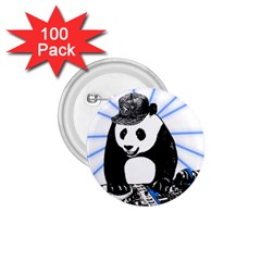 Deejay Panda 1 75  Buttons (100 Pack)  by Valentinaart