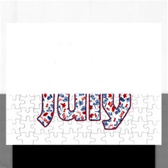 4th Of July Independence Day Rectangular Jigsaw Puzzl by Valentinaart