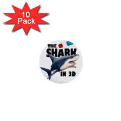 The Shark Movie 1  Mini Buttons (10 Pack)  by Valentinaart