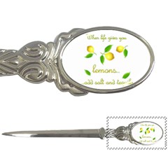 When Life Gives You Lemons Letter Openers by Valentinaart