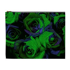 Roses Vi Cosmetic Bag (xl) by markiart