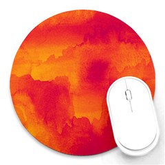 Ombre Round Mousepads by ValentinaDesign