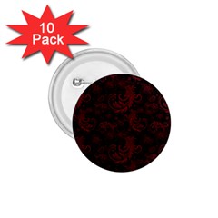 Dark Red Flourish 1 75  Buttons (10 Pack) by gatterwe