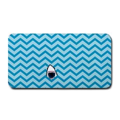 Chevron Shark Pattern Medium Bar Mats by emilyzragz