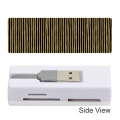 Stylish Golden Strips Memory Card Reader (stick)  by gatterwe