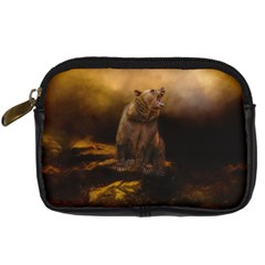 Roaring Grizzly Bear Digital Camera Cases by gatterwe