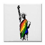 Pride Statue of Liberty  Tile Coasters Front