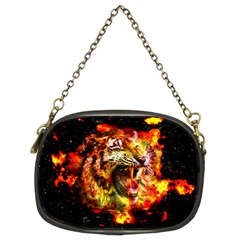 Fire Tiger Chain Purses (two Sides)  by stockimagefolio1