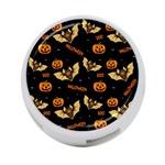 Bat, pumpkin and spider pattern 4-Port USB Hub (Two Sides)  Back